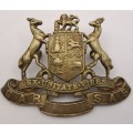 South African Railways Cap badge `Ex unitate Vires` - SAR/SAS  65x48mm