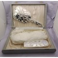 Vintage Silver Plated (EPNS) Grooming set -UNUSED -Perfect condition -Boxed