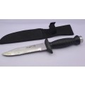 Pre-owned survival Dagger -Good condition in canvas Sheath
