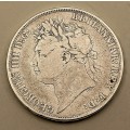 200 Year Old Rare Coin -Sterling Silver -1822 Great Britain crown