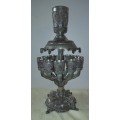 A Large Vintage 13 Cup Silverplate Kiddush Wine Fountain standing 460mm tall