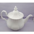 Royal Albert REVERIE Teapot Bone China England (tiny nick on spout)