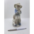 Vintage Little Shepherd figurine made in Spain -could be from the LLadro, NAO or Saphir collection