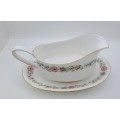 Vintage Paragon BELINDA Stoke-on-Trent Gravy Boat with Saucer-By Appointment to the Queen
