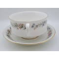 Vintage Paragon BELINDA Stoke-on-Trent Soup Coupe with saucers -By Appointment to the Queen