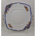 Vintage 1930`s Royal Albert Crown China `June` Cake Plate REGD.No 761682 -25cm x23,5cm