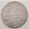 1894 Z.A.R  SILVER 1 Shillings Zuid Afrikaansche Republiek
