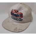 Signed 1993 Celebrity S.A Formula One Grand Prix Cap by Jonty Rhodes.Clive Rice and Bruce Fordyce-