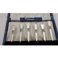 Vintage E.P.N.S Silverplated Teaspoon set of 6 -Boxed -Made in England 119mm