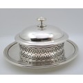 Antique 1800`s  Christofle silver plated Butterdish - No 16 - 1994629- French