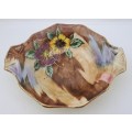 Antique/Vintage Handpainted `Viola` tray H&K Tunstall(1870-1956) Made in England(Chipped)
