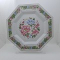 Large Vintage SEA GULL Fine China Floral Plate 258mm made By Jian Shiang China