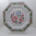 Large Vintage SEA GULL Fine China Floral Plate 258mm made By Jian Shiang China