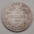 1892 ZAR- Silver .925- 1 Shilling Zuid Afrikaansche Republiek