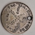 Antique medallion the `Tail Waggers Club`, London England - circa 1920s. I help my Pals.