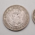 1954  South Africa Silver 2½ Shillings
