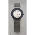 Pre-owned Vintage Ladies SKAGEN Steel Quartz Watch Made in DenMark (Working)