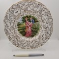 Vintage James Kent Longton ROMANCE Plate 226mm -England-with wire Hanger
