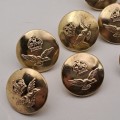 11 WW2 SAA South African Airforce Buttons (Different British Makers) 23mm