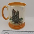 Vintage Royal Bradwell Athur Wood Mug - Images of Tower Bridge And Westminster Abbey London