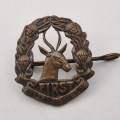 WW2 South Africa First Brigade Collar Badge 31x28mm