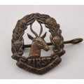 WW2 South Africa First Brigade Collar Badge 31x28mm