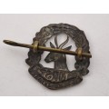 WW2 South Africa First Brigade Collar Badge 31x28mm