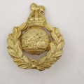 WW2 British Army Royal Marines cap Badge 45x35mm