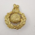 WW2 British Army Royal Marines cap Badge 45x35mm