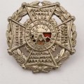 Border Regiment Post 1883 Helmet Badge (bottom piece missing ) 27mm x27mm