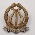 South Africa Permanent Force Band collar badge 38x30mm