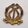 South Africa Permanent Force Band collar badge 38x30mm