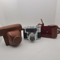 Collectable 1950`s  German Braun Paxette 1:2.8 -4 5.6 f50mm Camera with Leather Case