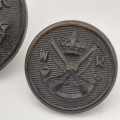 Lot of 3 old Military buttons