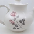 Vintage Royal Doulton PILLAR ROSE English translucent China Teapot  160x250x140mm