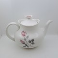 Vintage Royal Doulton PILLAR ROSE English translucent China Teapot  160x250x140mm