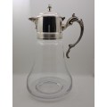 For The Elegant Hostess Sheratonn -Chill-It-Pitcher in Luxurious Silverplate and Glass -unused-Italy