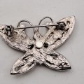 Pre-owned Vintage Butterfly Brooch 38x28mm