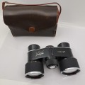 Vintage Pocket Vida Vue Opera/Theatre Binoculars 3x30-10 degree in Leather Case