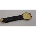 Pre-owned Vintage Mens Raymond Weil 9140 18kt Gold Plated Quartz watch - working
