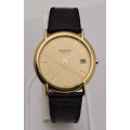 Pre-owned Vintage Mens Raymond Weil 9140 18kt Gold Plated Quartz watch - working