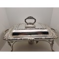 Antique Legacy Plate E.P.C no 134 chafing dish/server with Pan and burner