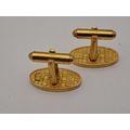 Vintage HOSKENS Plated Cufflink Pair