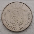 1980 Netherlands 2½ Gulden - Beatrix Investiture of New