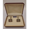 Vintage Silver Plated Cufflinks -Boxed