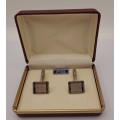 Vintage Silver Plated Cufflinks -Boxed