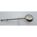 Vintage Silver Plated retractable Spring operated Tea Strainer