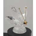 Miniature Swarovski Crystal Butterfly 55x40x48mm