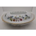Vintage Royal Worcester Serving Dish with Lid Shape 21 Size 3 -Fireproof made in England