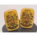 Vintage cufflinks with Pietersburg Coat of Arms -Boxed
